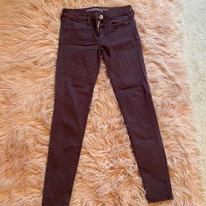 American eagle maroon pants
